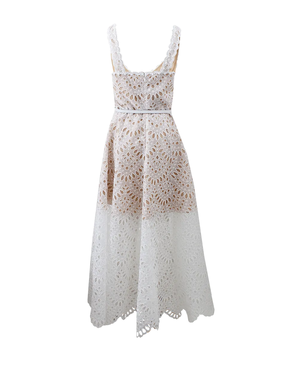 A-Line Eyelet Dress