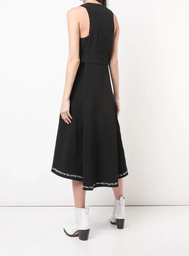 A LINE MIDI DRESS