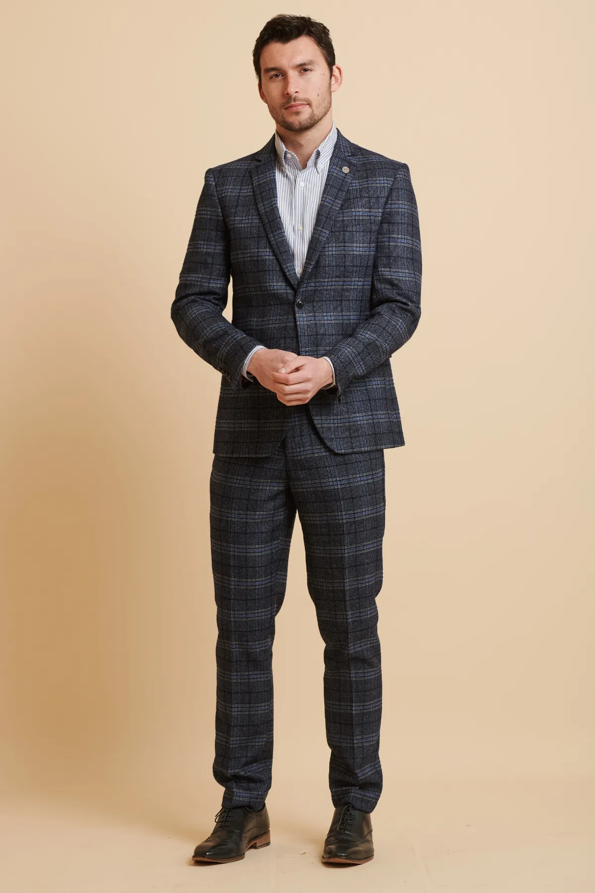 ANDY - Blue Check Two Piece Suit