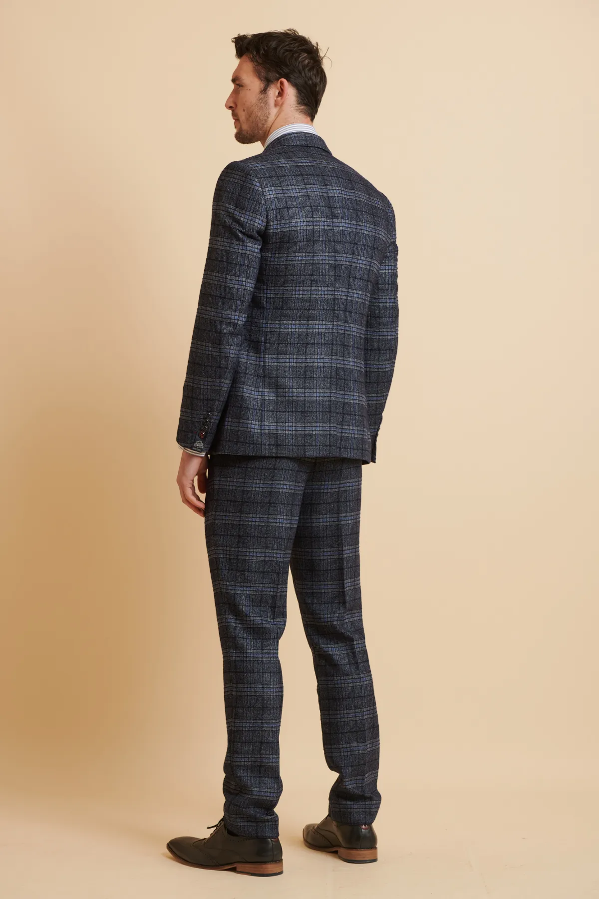 ANDY - Blue Check Two Piece Suit