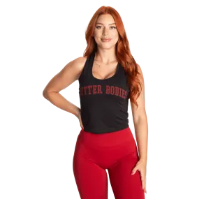 Better Bodies Crop T-Back - Black/Red