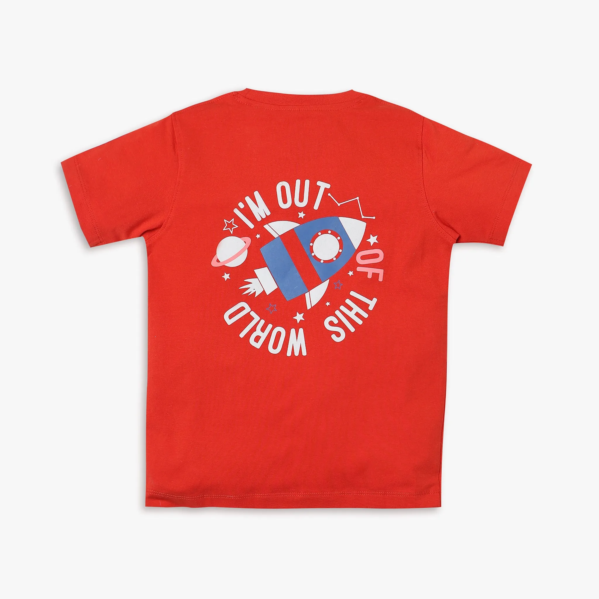 Boy's Regular Fit Printed T-Shirt