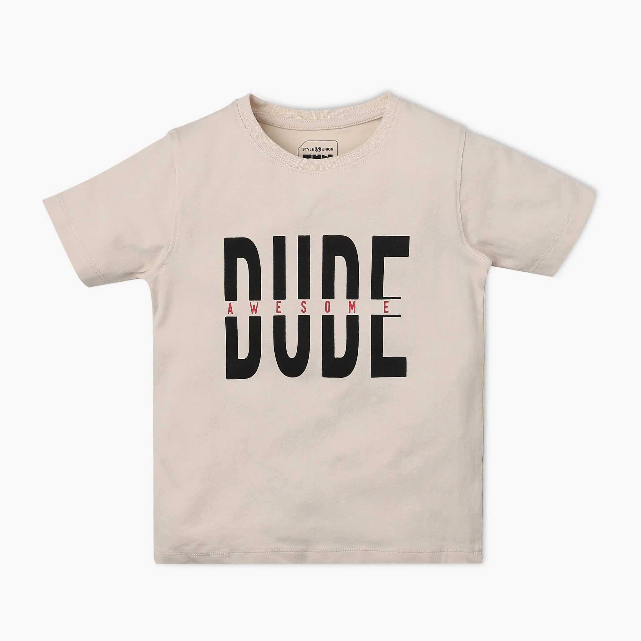 Boy's Regular Fit Printed T-Shirt