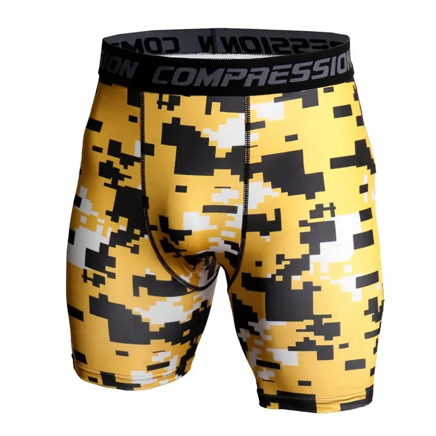 Camo Pixel Compression Shorts