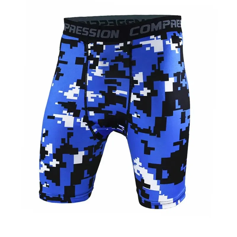 Camo Pixel Compression Shorts