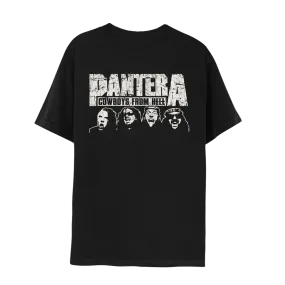 Cowboys From Hell World Tour 2024 Black T-Shirt