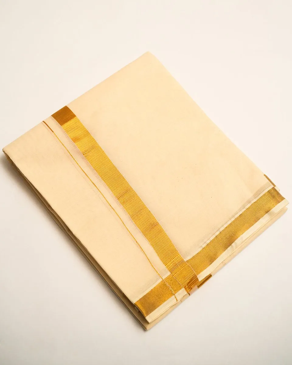 Gold Kasavu Double Dhothi