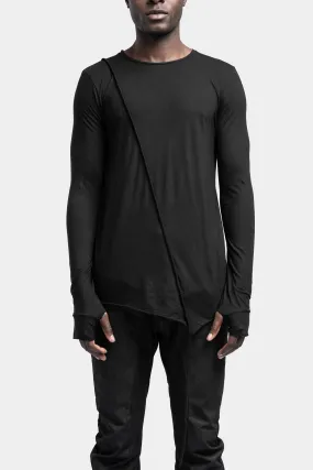 Iconic long sleeve tee, Black