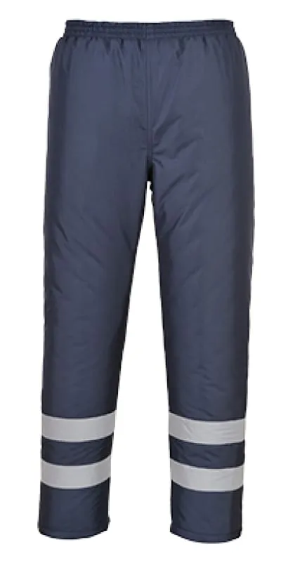 Iona Hi Viz Lined (padded) Waterproof Safety work Trousers Portwest S482