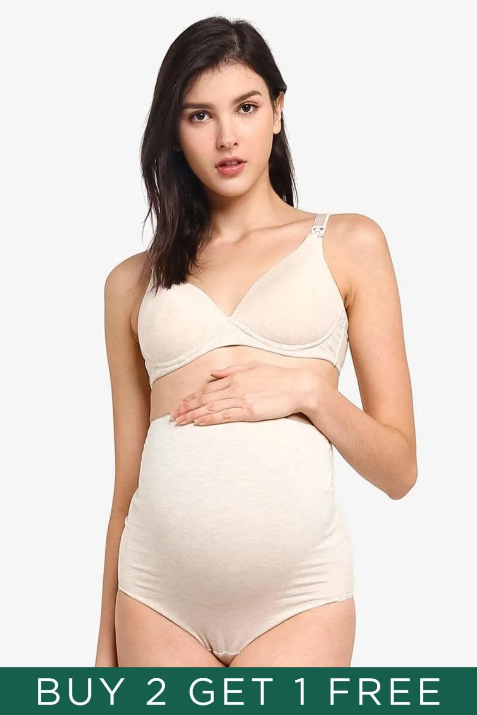 Marley Cotton Nursing Bra Oatmeal