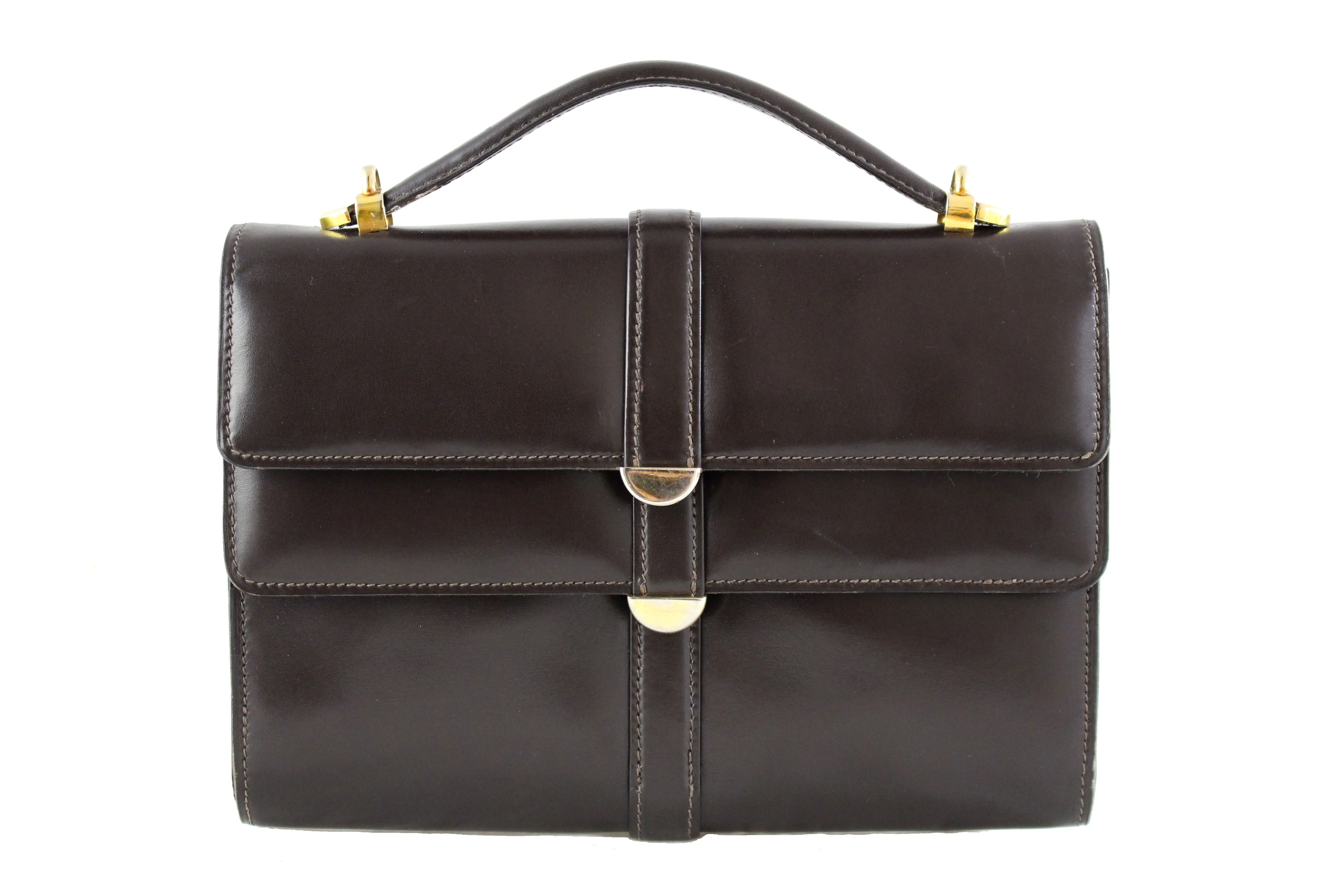 MORABITO small brown leather handbag