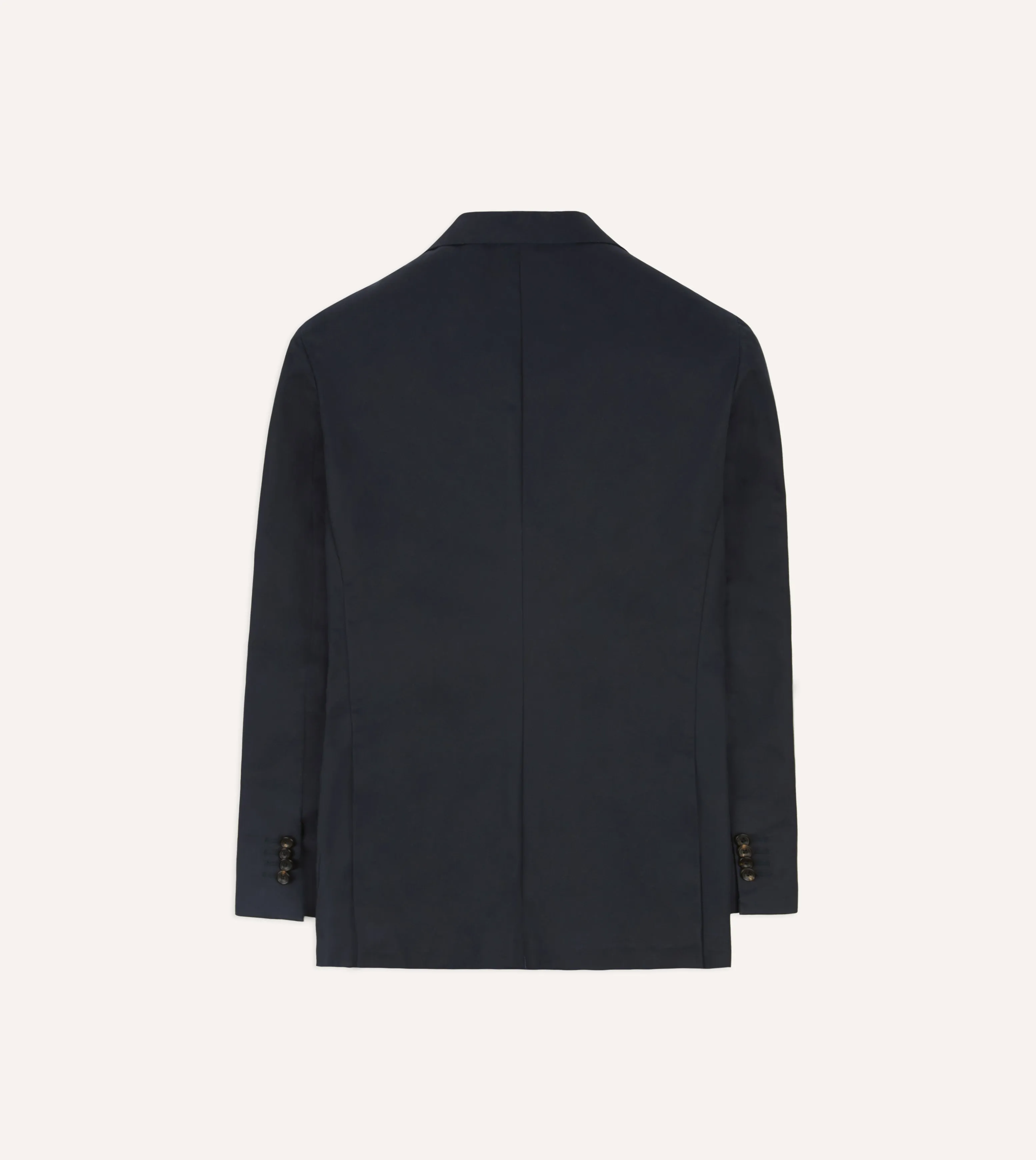 Navy Cotton Drill Tailored Jacket