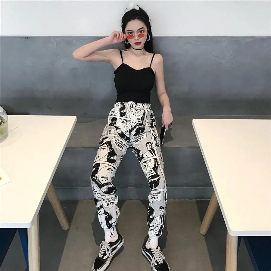 SOURPUFF COMIC STYLE PANTS