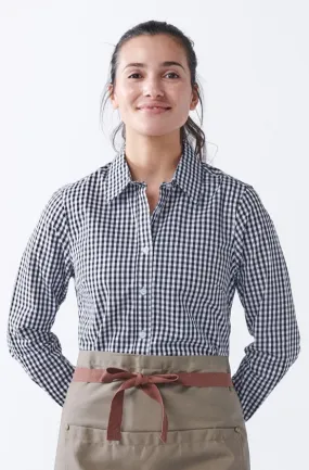 TEDDY Women's Essential Gingham Shirt - Long or Short Sleeve