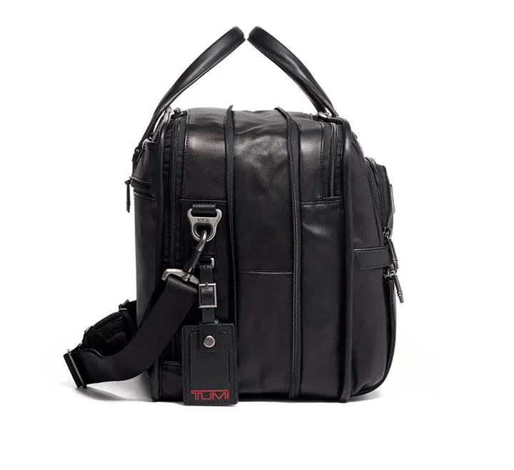 Tumi Alpha 3 Expandable Organizer Laptop Brief Leather